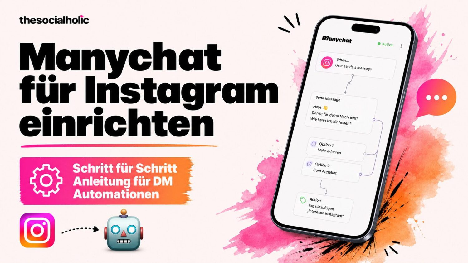 ManyChat für Instagram einrichten: Schritt-für-Schritt Anleitung für DM-Automationen
