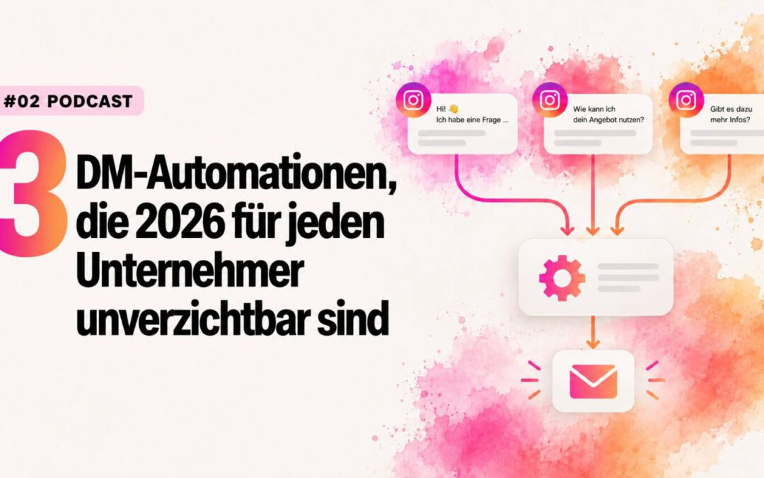 3 DM-Automationen, die 2026 für jeden Unternehmer unverzichtbar sind, Podcast Leads auf Autopilot Episode 2